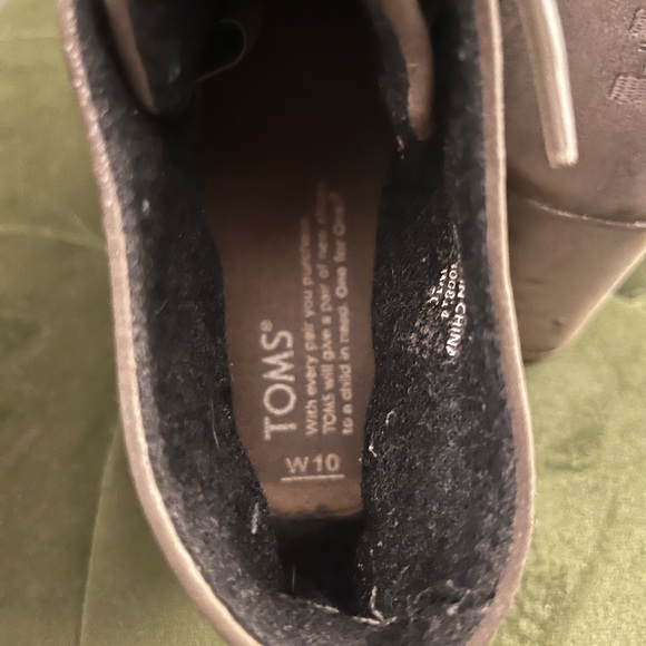 Toms Desert Wedge Metallic Bootie - Picture 6 of 6
